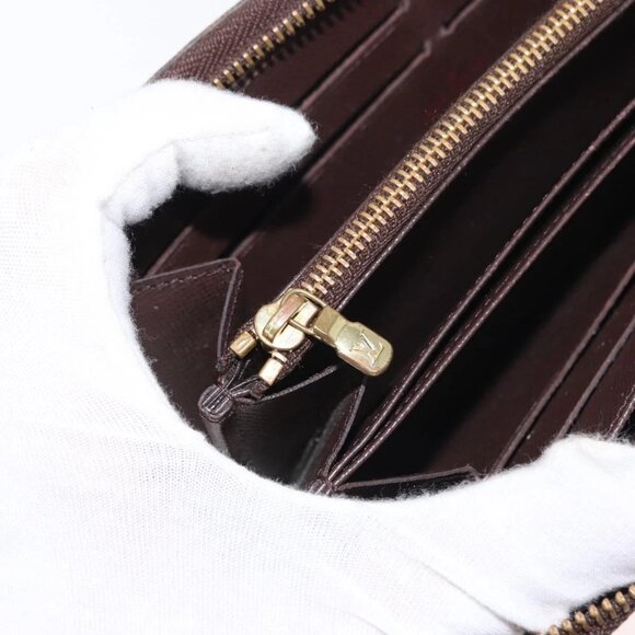 Authentic LOUIS VUITTON Damier Ebene Zippy Wallet bst336-120225 - Picture 14 of 16